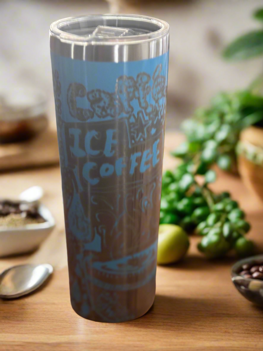 20oz Stainless Steel Java engraved tumbler