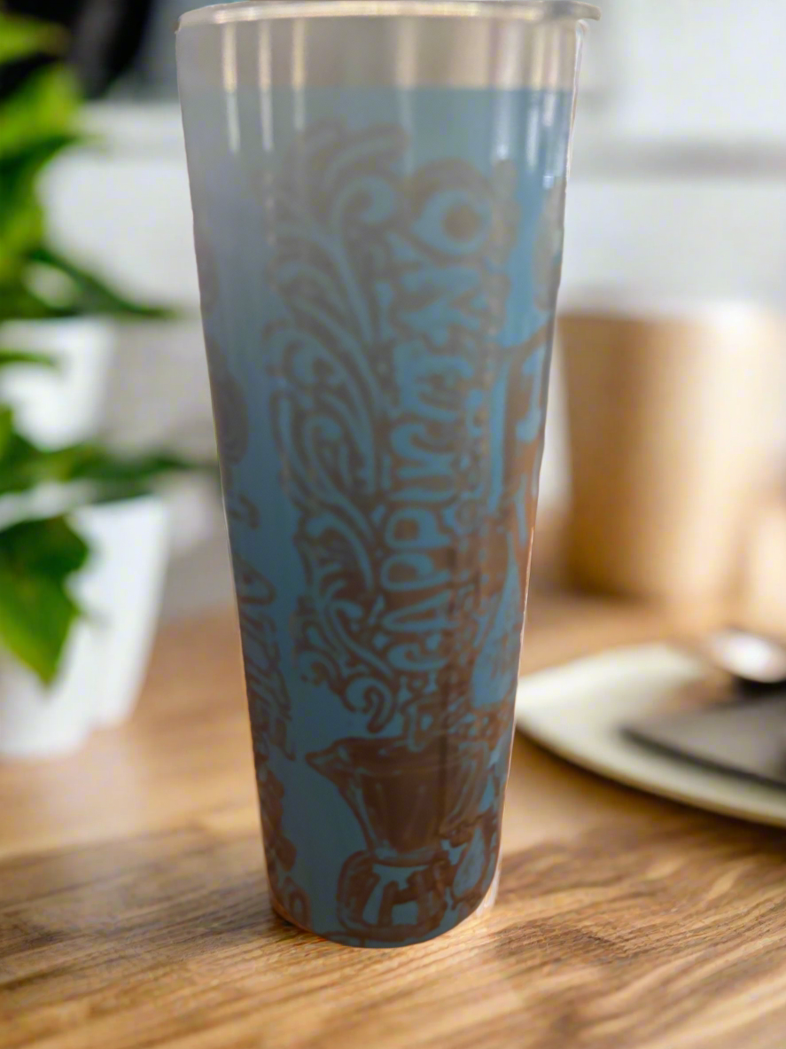 20oz Stainless Steel Java engraved tumbler