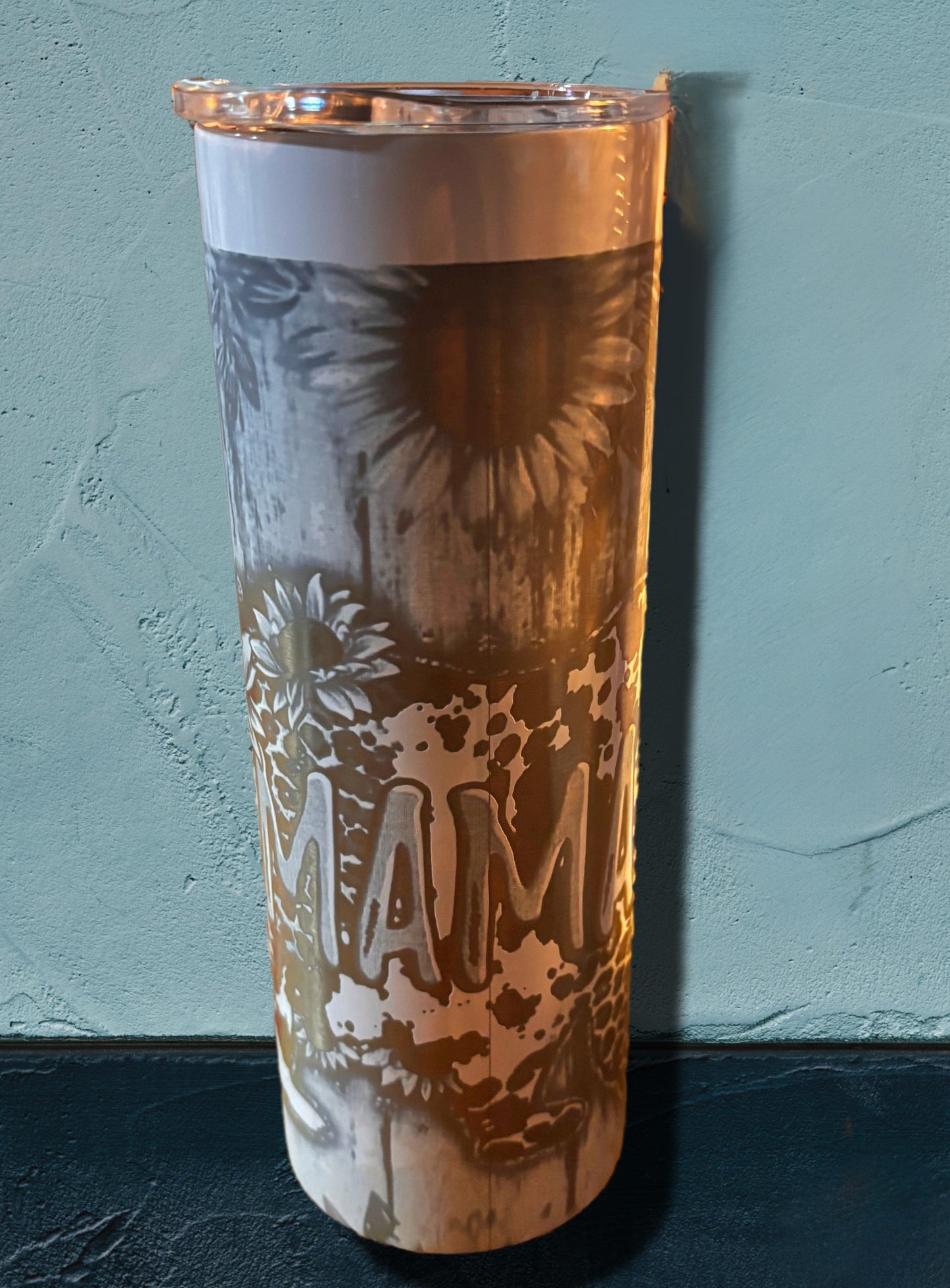 Insulated 20oz  Tumbler  Sunflower Laser Engraved Design